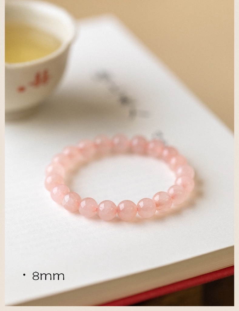 Natural Rose Quartz Minimalist Pink Crystal Jewelry for Love and Charm
Detail Image Alt Texts
Minimalist natural pink rose quartz women daily wrist jewelry
Love charm mood soothing crystal accessory for everyday outfit
Elegant soft pink gem jewelry for gifting and personal collection