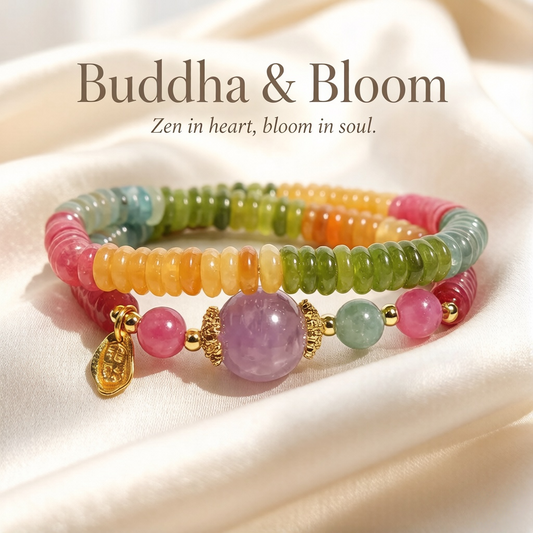 Natural Color Tourmaline Abacus Bead Wealth Attraction Double Layer Bracelet
Vibrant colorful tourmaline abacus bead double layer women wrist bracelet
Wealth luck transformation natural gem hand accessory for daily matching
Premium fortune blessing tourmaline stackable jewelry gift for ladies
