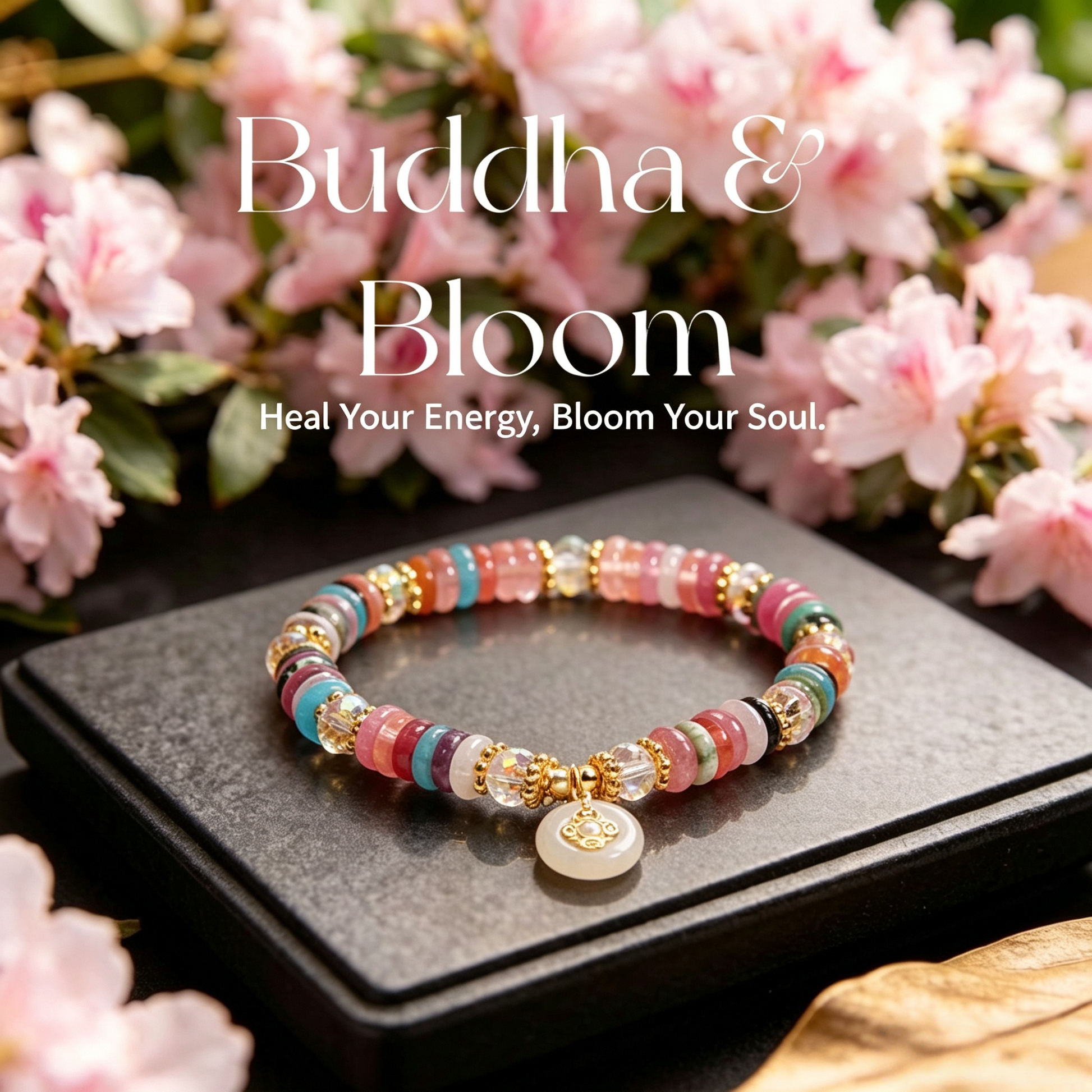 Colorful Frisbee Natural Stone Peace Buckle Pendant Crystal Bracelet
Multi color natural stone peace buckle casual women wrist bracelet
Vitality protective crystal hand ornament for daily outfit matching
Auspicious colorful blessing crystal fashion gift jewelry