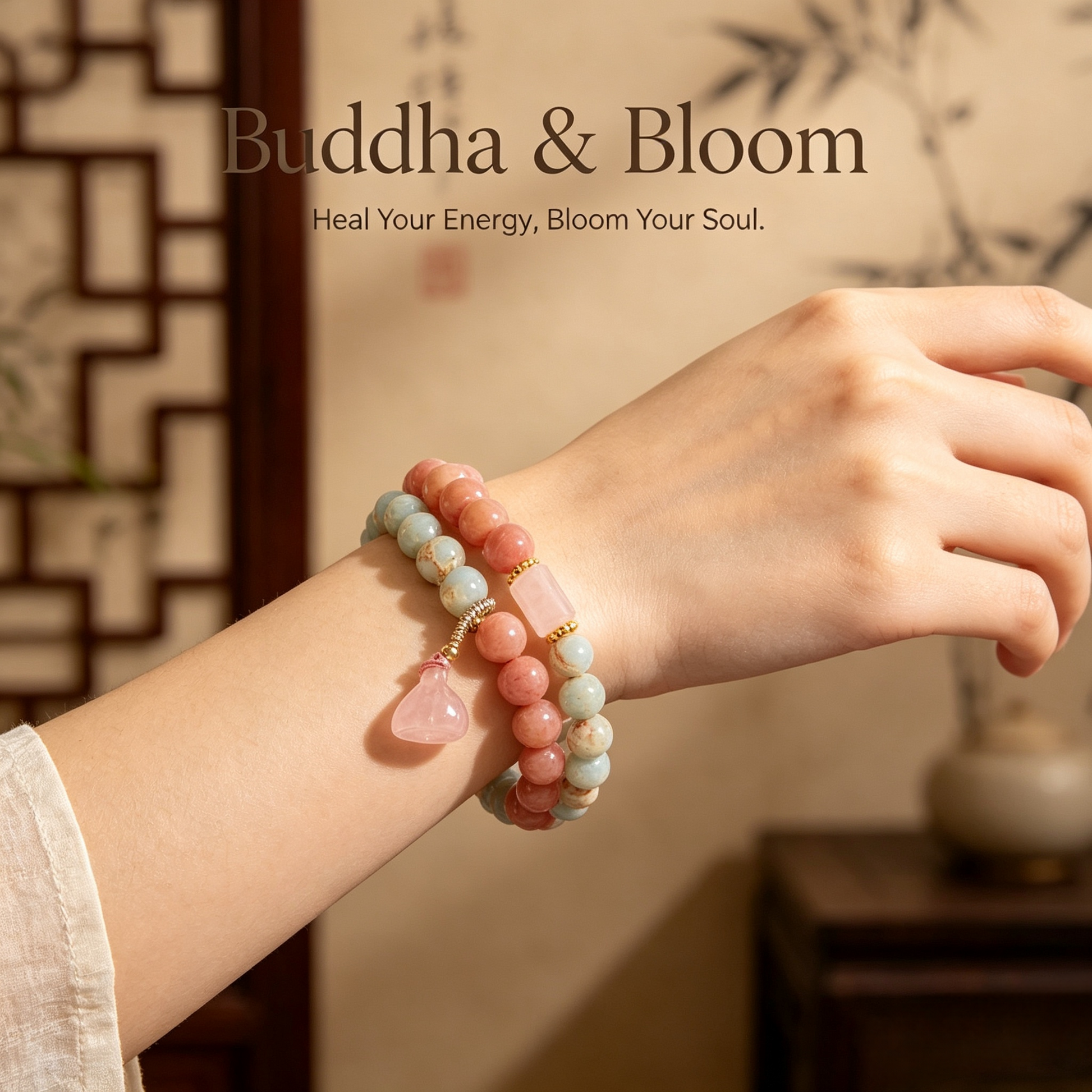 New Chinese Style Shoushan Stone Double Layer Lotus Seedpod Rhodochrosite Bracelet
Vintage lotus seedpod double layer Shoushan stone women wrist bracelet
Emotional healing blessing natural stone hand accessory for outfit matching
Classic oriental elegant longevity fortune jewelry gift for ladies