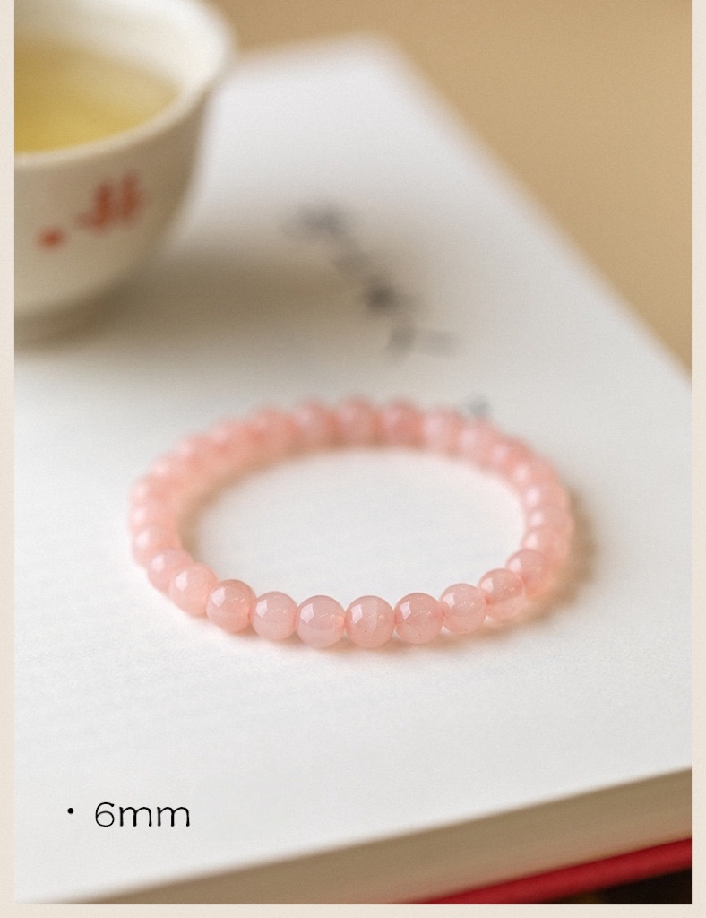 Natural Rose Quartz Minimalist Pink Crystal Jewelry for Love and Charm
Detail Image Alt Texts
Minimalist natural pink rose quartz women daily wrist jewelry
Love charm mood soothing crystal accessory for everyday outfit
Elegant soft pink gem jewelry for gifting and personal collection