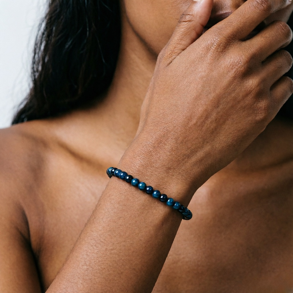 Natural Blue Tiger's Eye Bracelet for Confidence and Good Fortune
Detail Image Alt Texts
Classic natural blue tiger's eye women men daily wrist bracelet
Confidence boosting protective natural stone accessory for everyday outfit
Traditional lucky tiger eye gem bracelet for collection and gifts