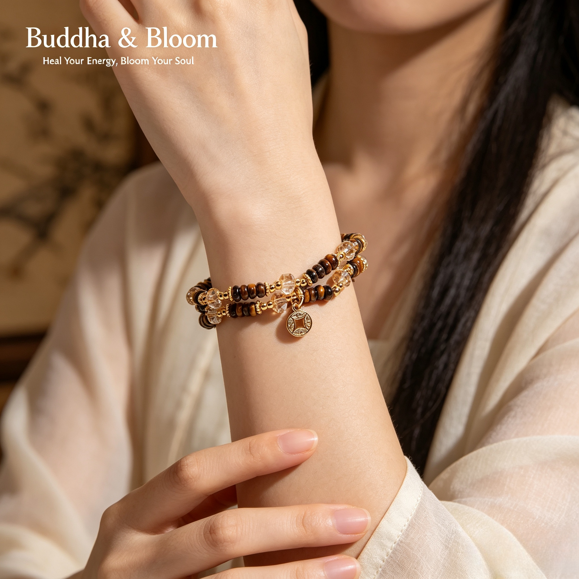 Natural tiger eye abacus bead vintage fortune bracelet
Maillard style stackable crystal wrist jewelry for daily outfit
Handmade wealth attracting tiger eye stone lucky bracelet gift