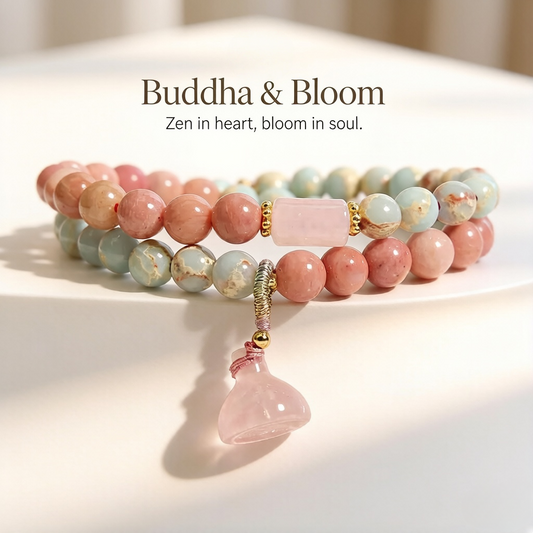 New Chinese Style Shoushan Stone Double Layer Lotus Seedpod Rhodochrosite Bracelet
Vintage lotus seedpod double layer Shoushan stone women wrist bracelet
Emotional healing blessing natural stone hand accessory for outfit matching
Classic oriental elegant longevity fortune jewelry gift for ladies