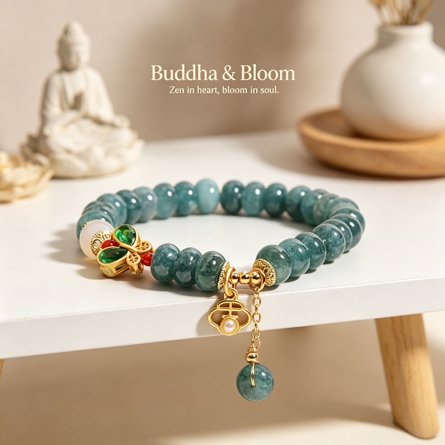Natural Blue Water Jade White Agate Abacus Bead Butterfly Peace Buckle Lucky Charm Bracelet
Auspicious abacus bead butterfly charm women fortune wrist bracelet
Protective lucky character natural stone accessory for daily outfit
Elegant wealth blessing gem jewelry gift for ladies collection