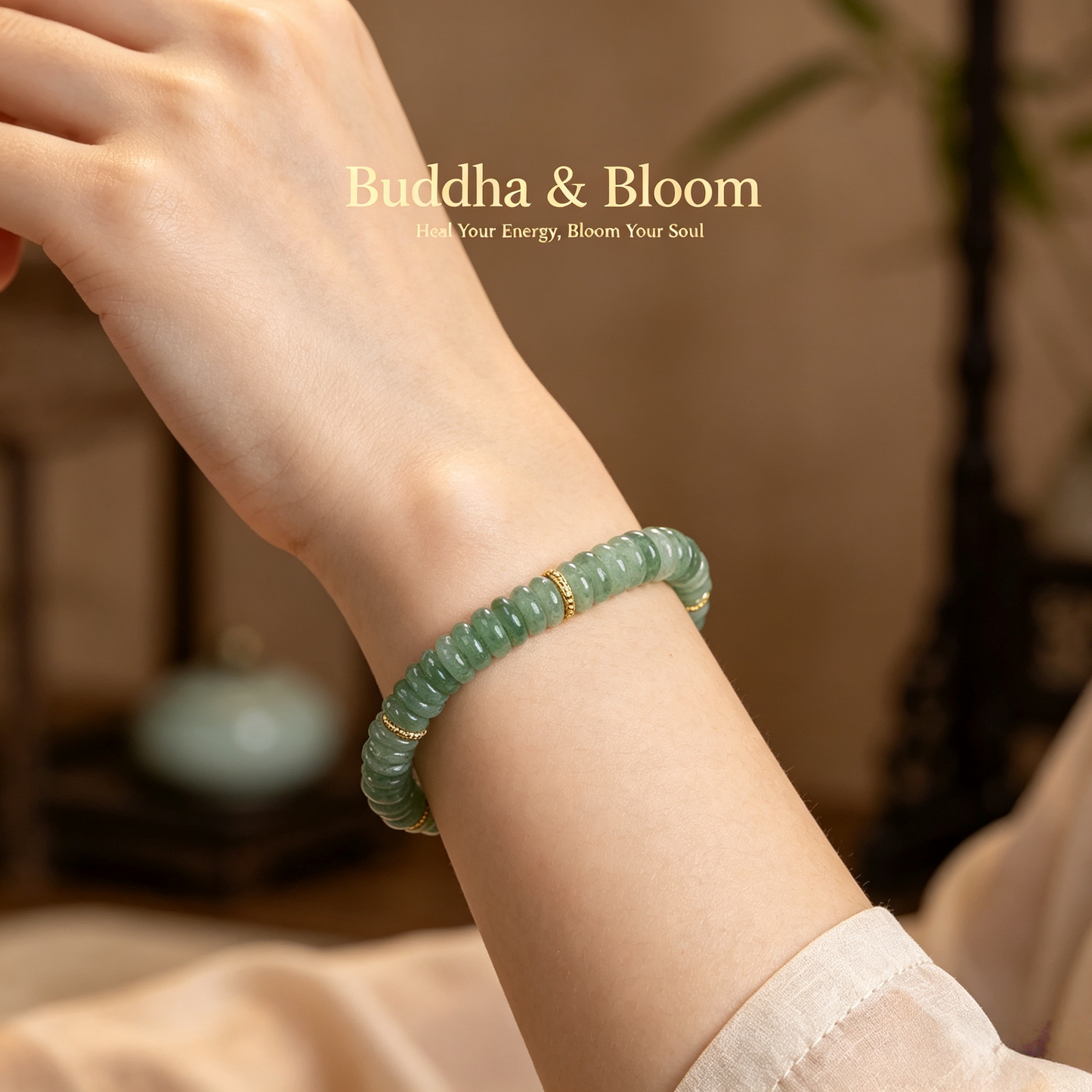 Natural Aventurine Abacus Bead New Chinese Style Bracelet
Unique abacus bead natural aventurine vintage women wrist bracelet
Wealth luck oriental jade hand accessory for daily outfit matching
Elegant wisdom blessing aventurine jewelry gift for ladies