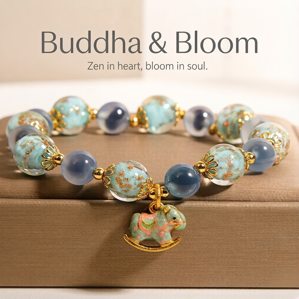 Natural Blue Sweetheart Agate Luminous Glass Crystal Bracelet
Sweetheart agate luminous crystal casual women daily wrist bracelet
Natural blue gem healing lucky hand ornament for outfit matching
Glow-in-dark glass crystal delicate blessing jewelry gift for ladies