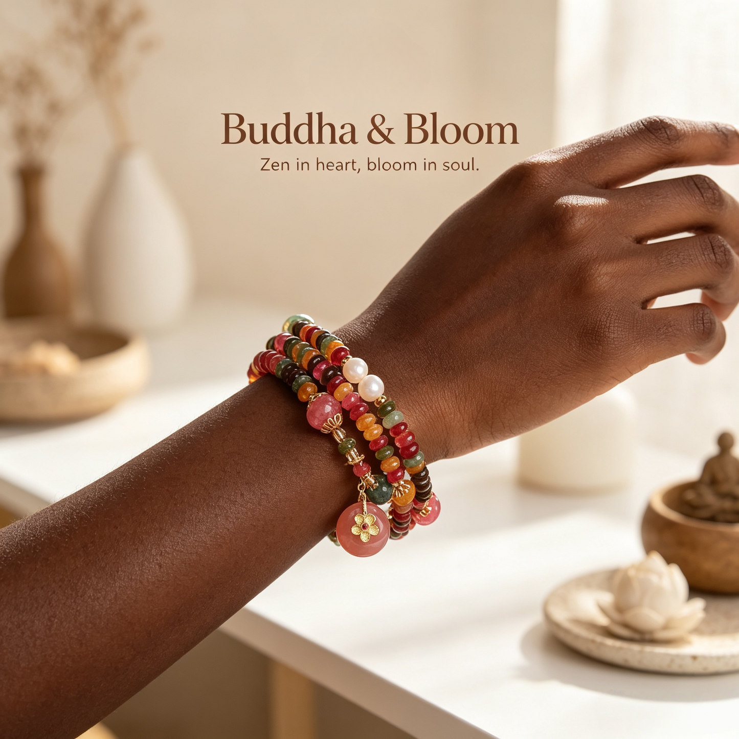 Natural Rainbow Tourmaline Abacus Bead Peace Buckle Stackable Bracelet
Layered rainbow tourmaline abacus bead peace buckle women wrist bracelet
Wealth protection energy balancing natural stone daily fashion accessory
Elegant auspicious layered gem bracelet gift and personal collection