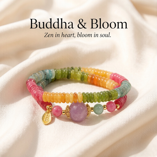 
Natural Color Tourmaline Abacus Bead Wealth Attraction Double Layer Bracelet
Vibrant colorful tourmaline abacus bead double layer women wrist bracelet
Wealth luck transformation natural gem hand accessory for daily matching
Premium fortune blessing tourmaline stackable jewelry gift for ladies