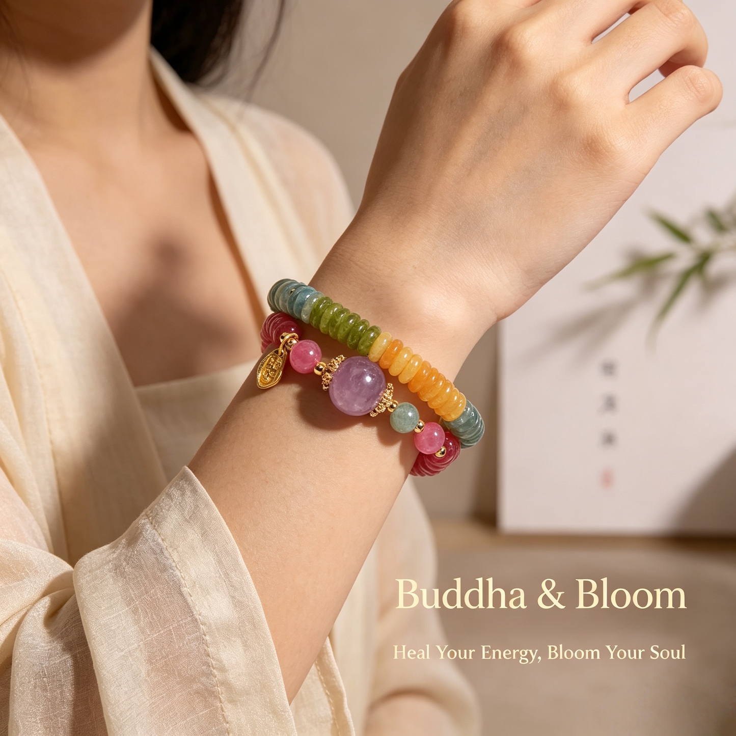 Natural Color Tourmaline Abacus Bead Wealth Attraction Double Layer Bracelet
Vibrant colorful tourmaline abacus bead double layer women wrist bracelet
Wealth luck transformation natural gem hand accessory for daily matching
Premium fortune blessing tourmaline stackable jewelry gift for ladies